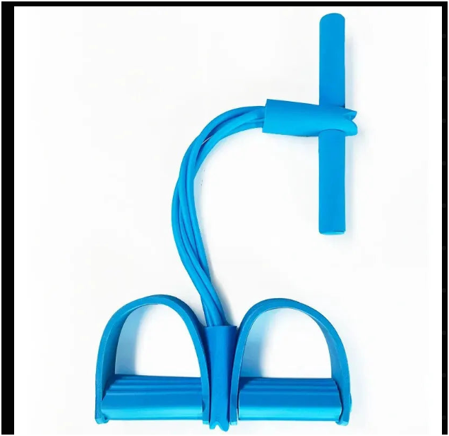 Multi-Tube Resistance Band with Pedal Puller - 6-Tube System