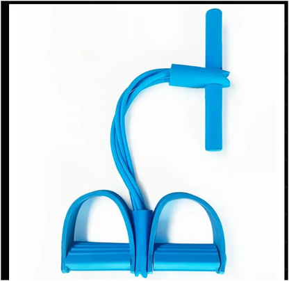 Multi-Tube Resistance Band with Pedal Puller - 6-Tube System