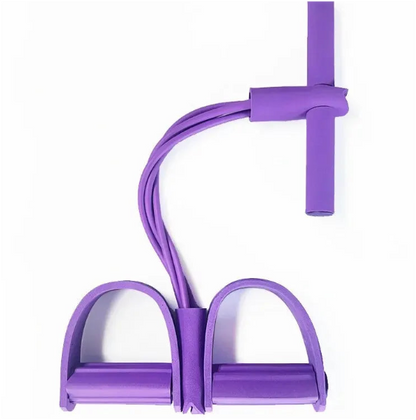 Multi-Tube Resistance Band with Pedal Puller - 6-Tube System