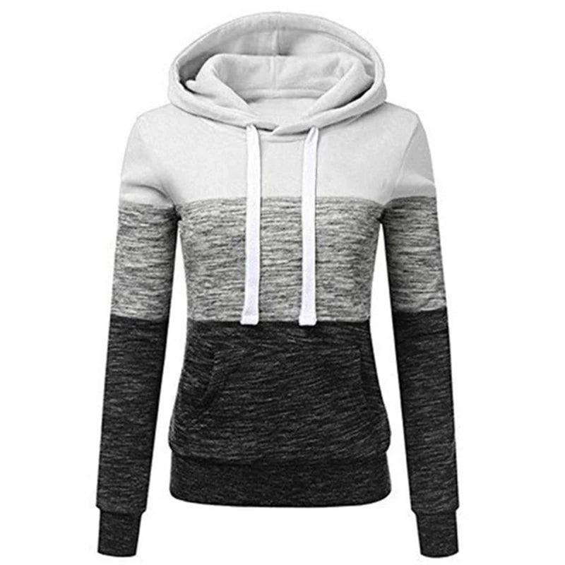 Women's Tricolor Sweatshirt Pullovers Woman Clothing Graphic Sweatshirts New Hoodies and Sweatshirts Hooded Shirt Hoody Clothes