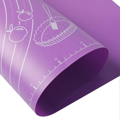 Alfombrilla de EVA de 60 cm para hornear, alfombrilla para amasar masa, para cocina, para amasar pizza, soporte antiadherente grande para amasar masa