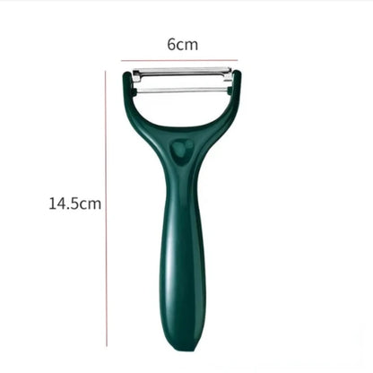 Cuchillo pelador de frutas, pelador de acero inoxidable, pelador de manzanas, pelador de verduras de cocina, pelador afilado, pelador multifunción, ralladores