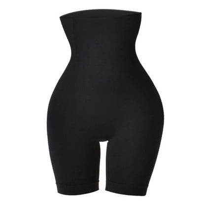 Women's High Waist Flat Angle Shaper Pants Postpartum Buttocks Lifting Body Shaping Pants Slim Shorts Waist Trainer