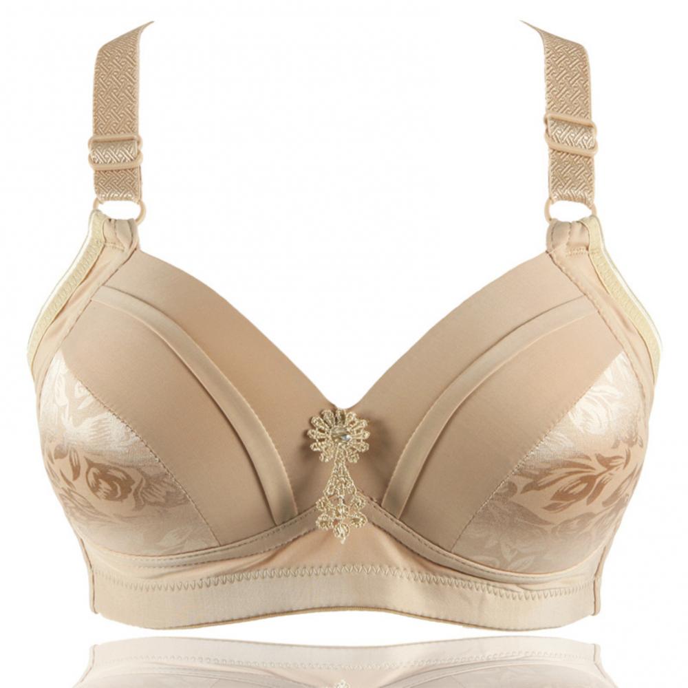 Quality C Cup Wireless Push Up Bra of Women Breathable Cotton Bralette Fashion Lingerie Wire Free Plus Size Female Intimate New