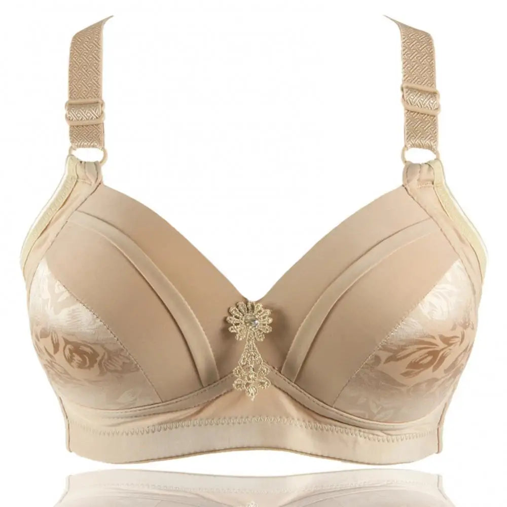 Quality C Cup Wireless Push Up Bra of Women Breathable Cotton Bralette Fashion Lingerie Wire Free Plus Size Female Intimate New