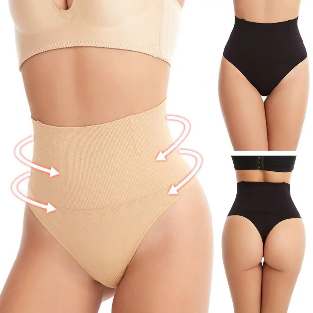 Women's Slimming Flat Belly Panties High Waist Buttock Lift Underpants Tummy Control Shapewear Postpartum Body Sculpting Panties