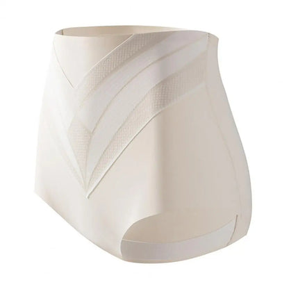 High Waist Women Underpants Tummy Control Double-layer