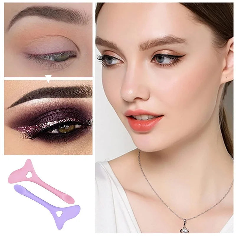 Multi-functional Eyeliner Stencil Wing Tips Silicone Eyeliner Aid Drawing Lipstick Wearing Aid Reusable Makeup Tools San Remo Shops