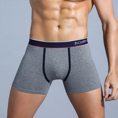 Men's Premium Cotton Boxer Shorts - Comfortable Underwear