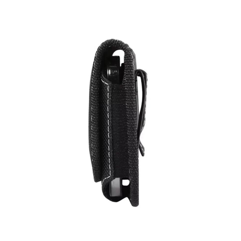 Magnetic Buckle Horizontal Phone Belt Nylon Pouch Wearing Belt Style Hanging Phone Waist Bag Horizontal Style Multifunctional