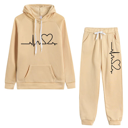 2-Piece Tracksuit Hoodies +Sweatpants
