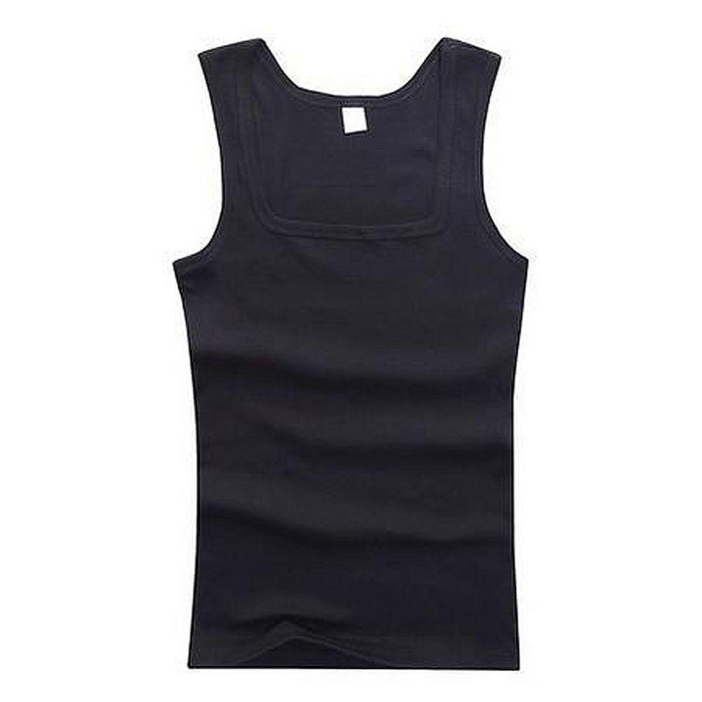 3/6 Pcs Men's Cottons Elastic Tank Top