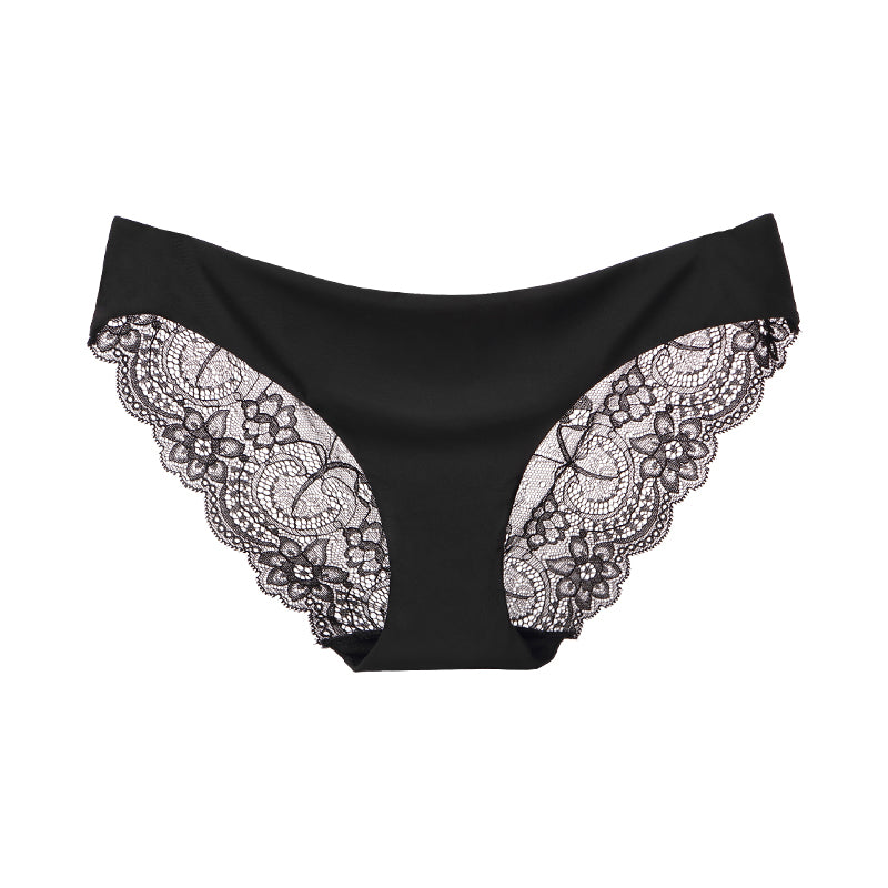 3/6 Pcs Women Lace Embroidery Panties Briefs