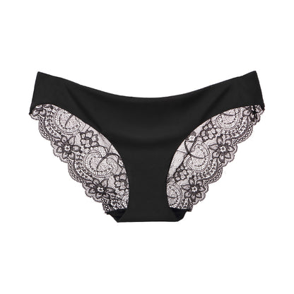 3/6 Pcs Women Lace Embroidery Panties Briefs