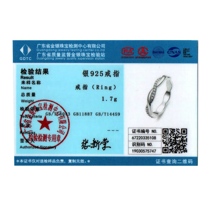 Anillo BAMOER de plata de ley 925 con circonita cúbica, chapado en oro de 14 quilates, para mujer, 3 colores, BSR248