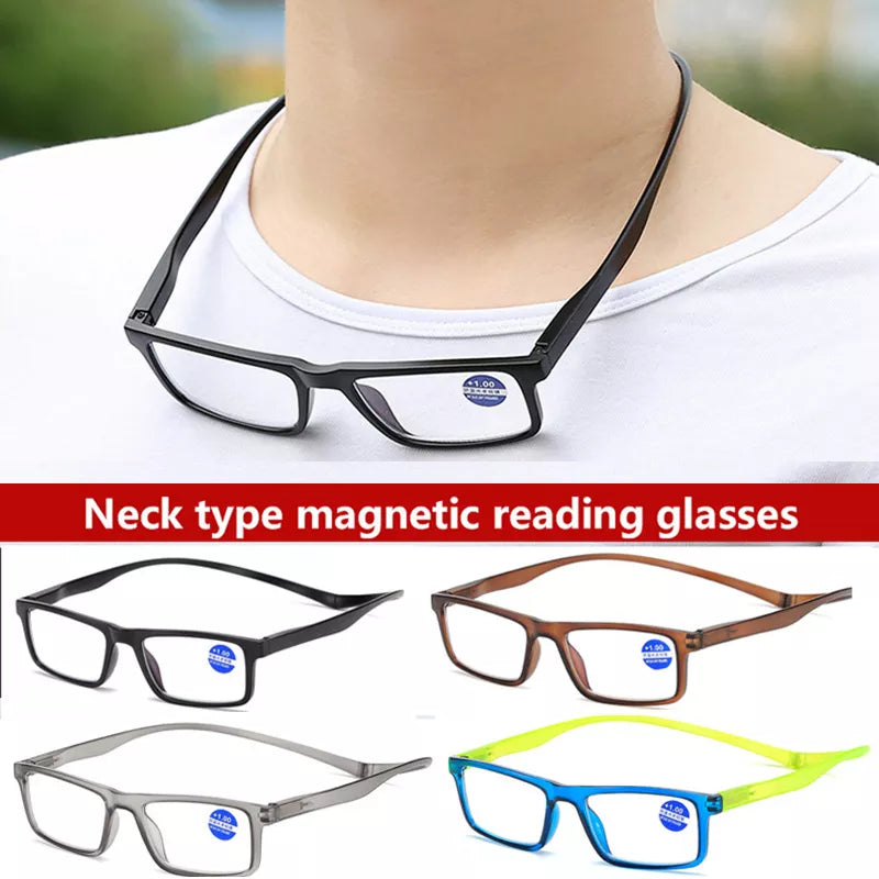 Diopter Magnifying Eyewear Women Men Magnetic Hanging Neck Presbyopic Eyeglasses Vision Care Magnet Reading Glasses San Remo