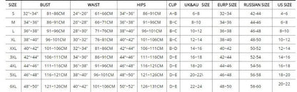 2 Piece Swimwear Bikini Set Push Up High Waist