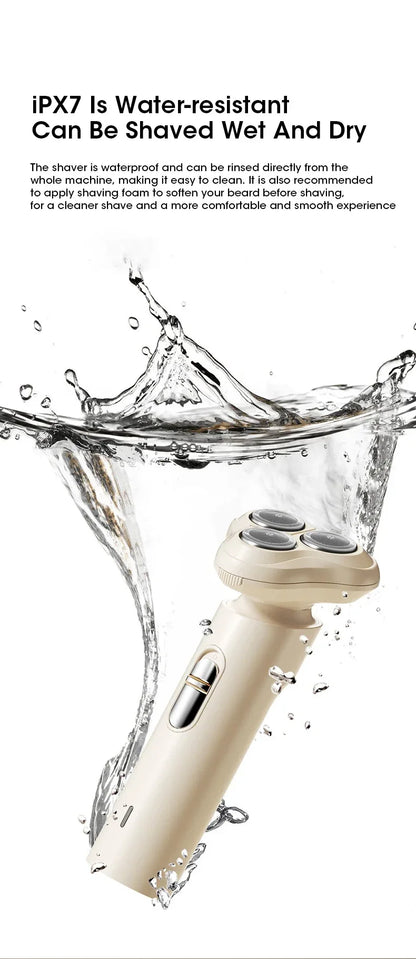 Electric Shaver for Men Facial Care Facial Care Beard Cleaning Multifunctional Washable Rechargeable Family Travel Outdoor