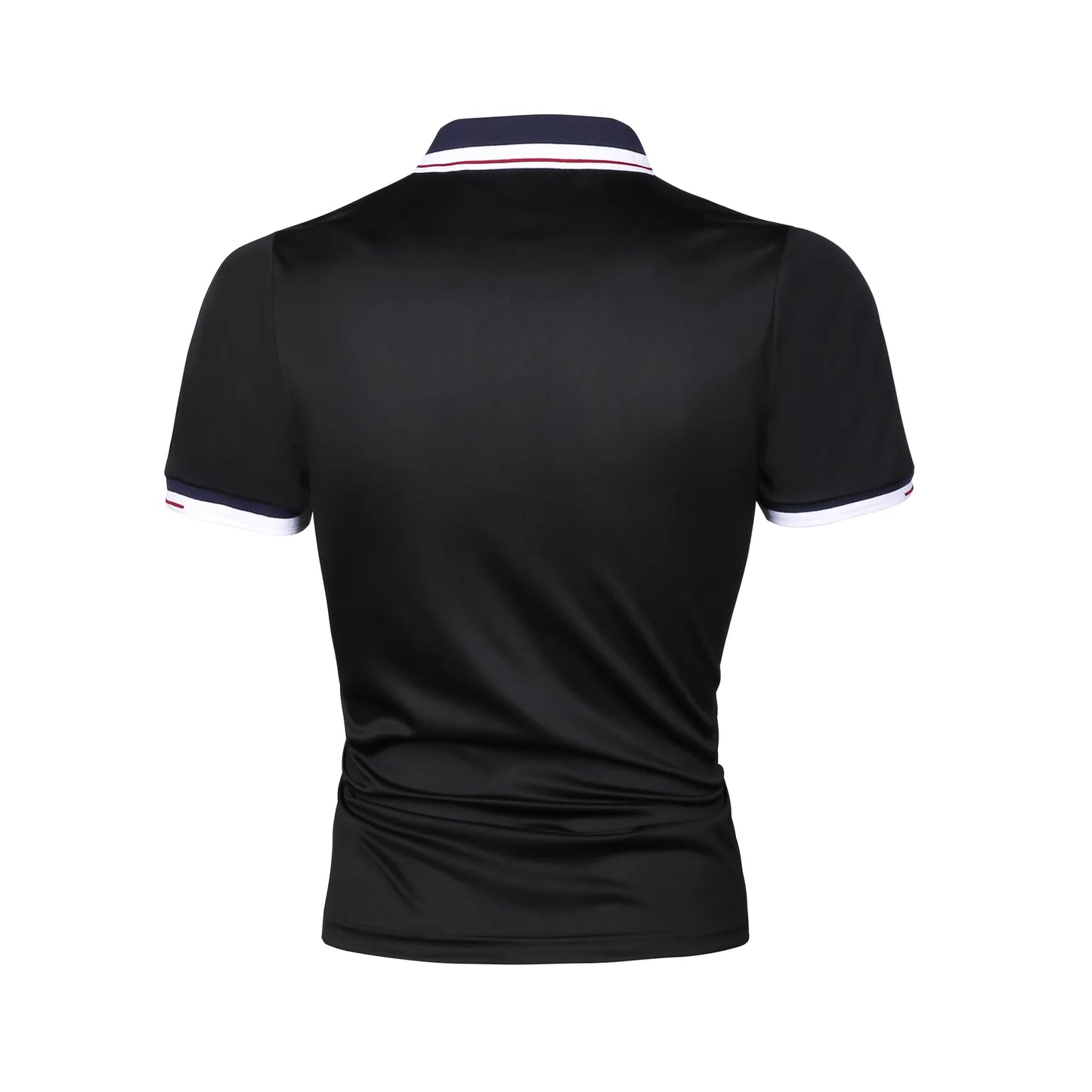 Dropshipping New Polo Shirt Men Solid Casual Cotton Polo Giraffe Men Slim Fit Embroidery Short Sleeve Men's Polo 8 Colors