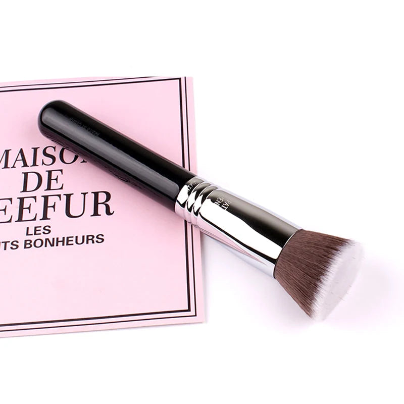 F80 TOP Flat KABUKI kit de maquiagem profissional sintetico frete gratis Powder Liquid Foundation Makeup Brush San Remo