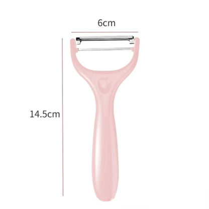 Cuchillo pelador de frutas, pelador de acero inoxidable, pelador de manzanas, pelador de verduras de cocina, pelador afilado, pelador multifunción, ralladores