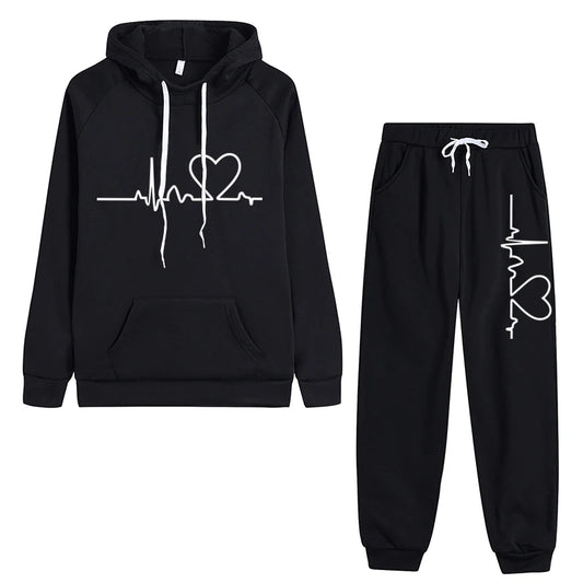 2-Piece Tracksuit Hoodies +Sweatpants
