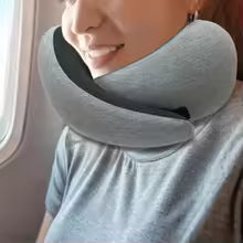 Memory foam neck pillow