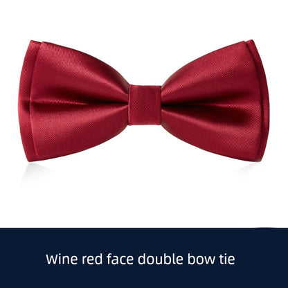 Red Zipper Wedding Suit Business Tie