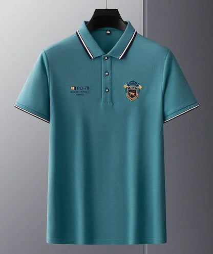 Polo Shirts Short Sleeve Top Lapel Breathable Lightweight