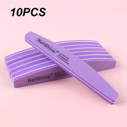 2/5/10 PCS Double-sided Nail File