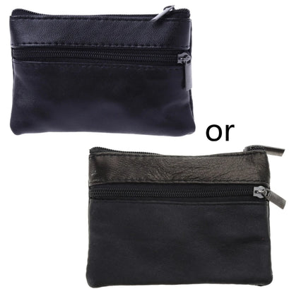 E74B Vintage Leather Men's  Purses Coin Purse Cash Change Wallet for Key Holder Money Pouch Gift for Women