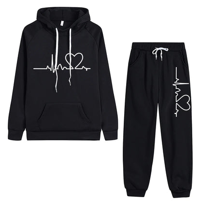 2-Piece Tracksuit Hoodies +Sweatpants