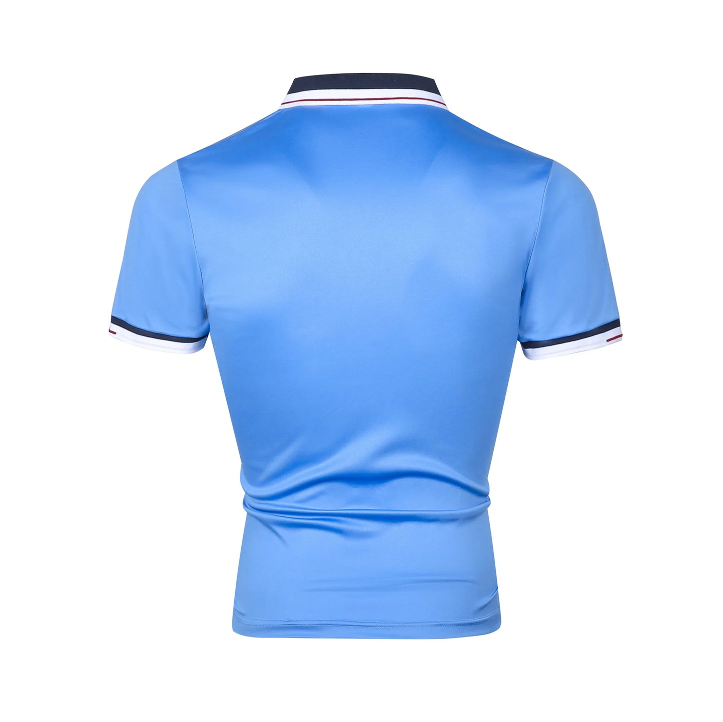 Dropshipping New Polo Shirt Men Solid Casual Cotton Polo Giraffe Men Slim Fit Embroidery Short Sleeve Men's Polo 8 Colors