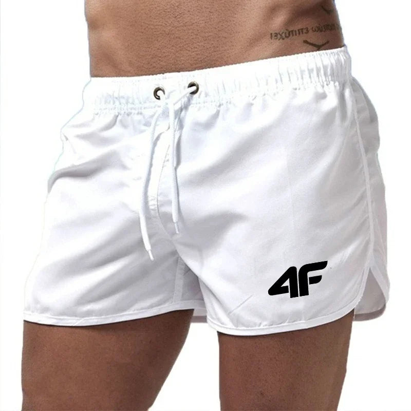 Men's Shorts  Beach Trunks Summer Swim Gym Pants Quick Drying Swimming  Ventilate Drawstring