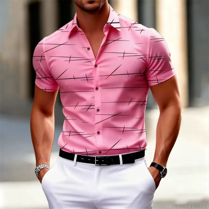 slim lapel shirt