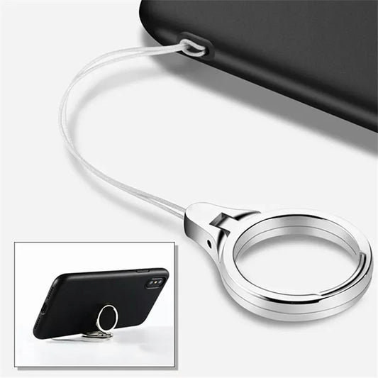 Universal Metal Lanyard for Keys Phones Strap for IPhone Samsung Xiaomi  Keycord Lanyards Finger Mobile Holder Stand Accessories San Remo