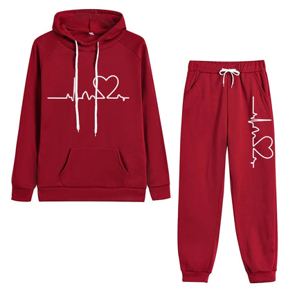 2-Piece Tracksuit Hoodies +Sweatpants