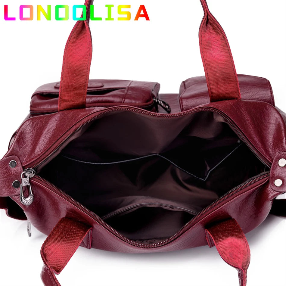 Shoulder Bag for Women PU Leather San Remo