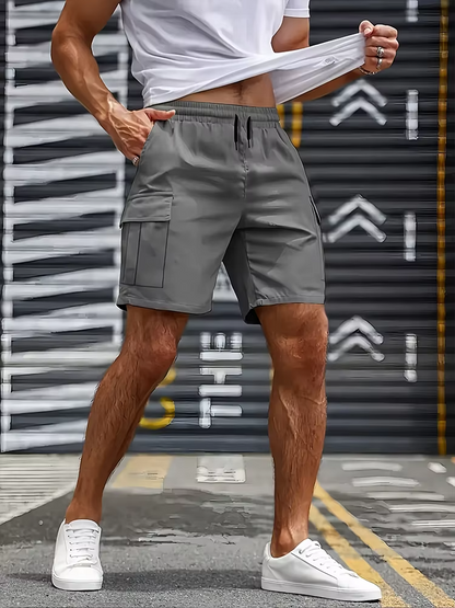 Waist Sports Male Outfit Shorts