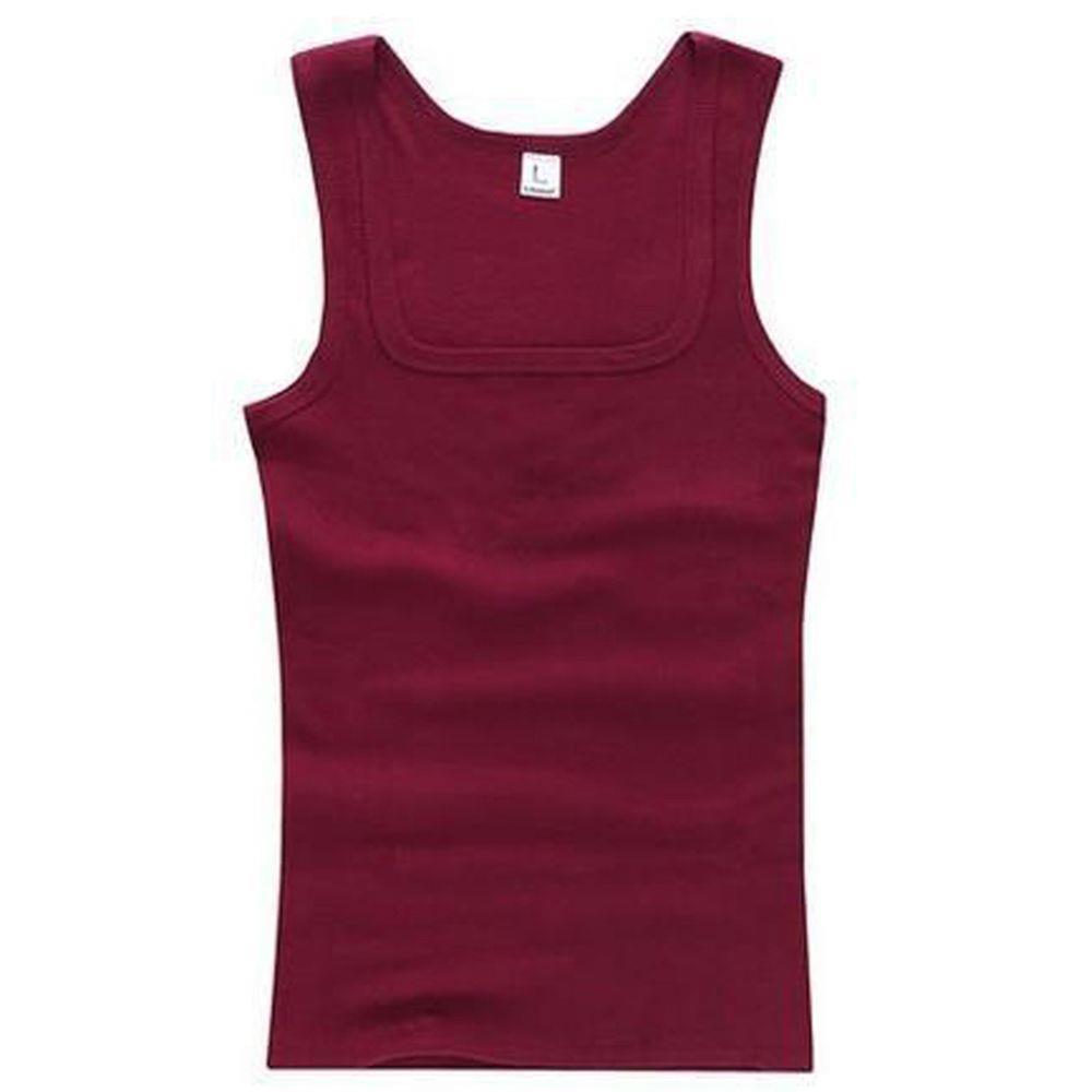 3/6 Pcs Men's Cottons Elastic Tank Top