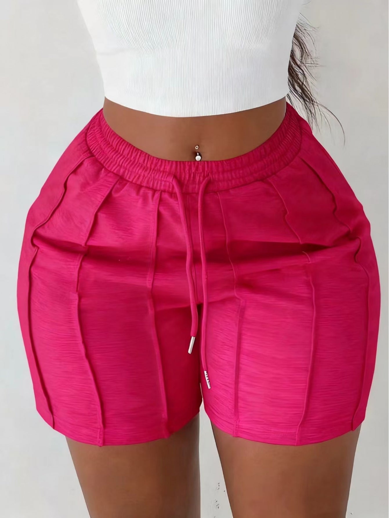Solid Color Summer Shorts