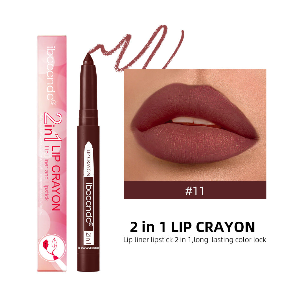 Two-in-one Lip Liner Long Lasting Waterproof Matte San Remo