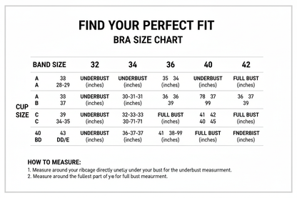bras chart size