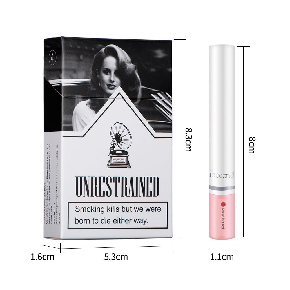 Creative Cigarette Lipstick Set 4 Colors Matte Long Lasting Waterproof Matt Lip Stick Tube Nude Red Lips Makeup San Remo