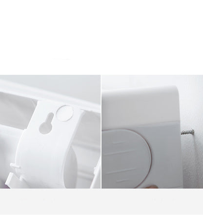 Multifunctional Plastic Wrap Tissue Wall-mounted Storage Rack San Remo
