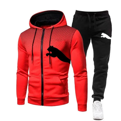 Hooded Sweatshirt + Pants Set,