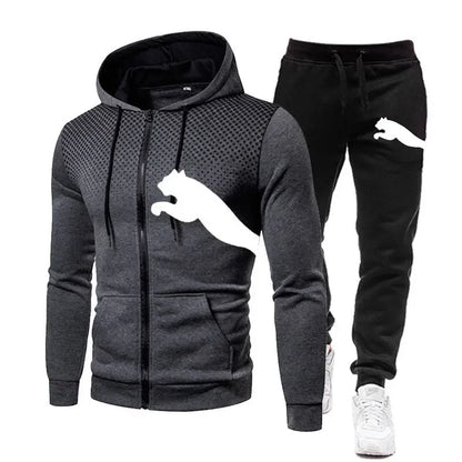 Hooded Sweatshirt + Pants Set,