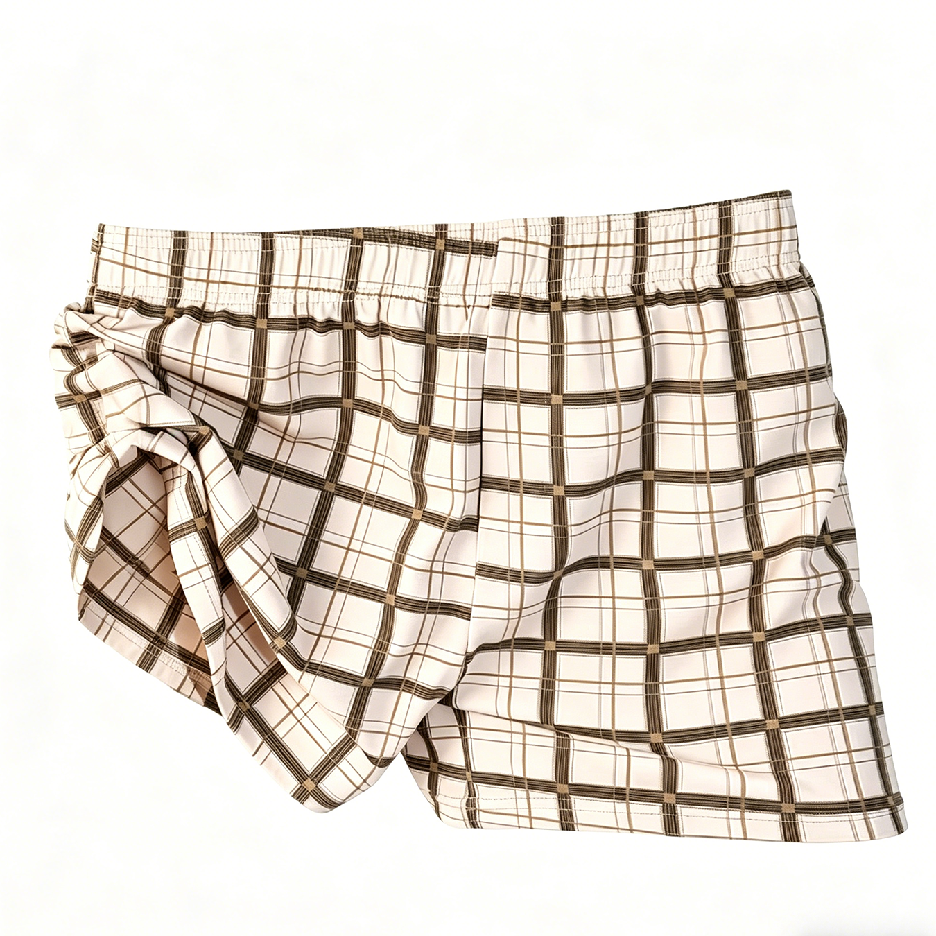 4 Pcs Plaid Mens Boxer
