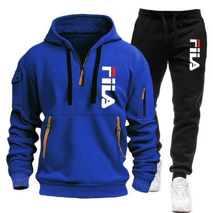 two-piece outdoor multi pocket pullover
