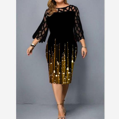 Print Midi Dress